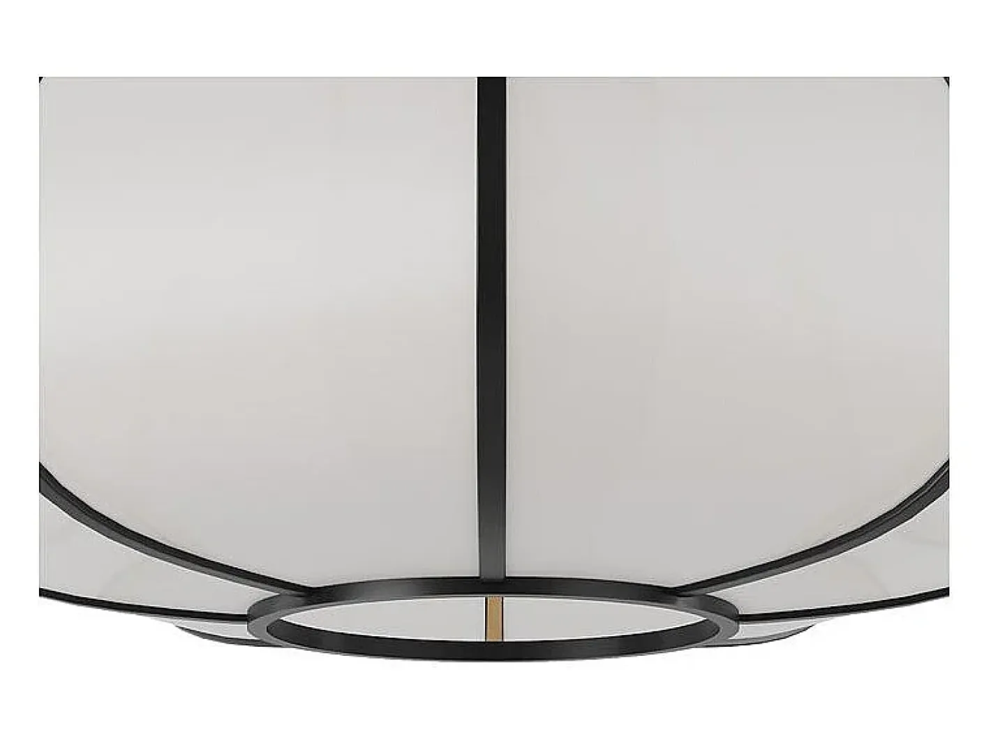 Online Rendez-Vous Déco Lámpara colgante de bambú negro 38 cm - Hana Blanco