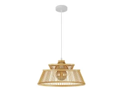 Outlet Rendez-Vous Déco Lámpara colgante de bambú natural 36 cm - Tahaa Beige