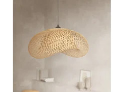 Online Rendez-Vous Déco Lámpara colgante de bambú natural D88 cm - Anya Beige