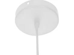 Atmosphera Lámpara Suspendida-Lámpara colgante de madera y papel tejido Beige