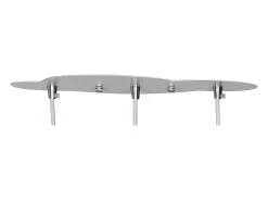 Clearance Sauthon Lámpara colgante de techo Trio de algodón Gris