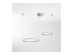 Plafón-Lámpara colgante doble Perenz EDGE LED 99W titanio Gris