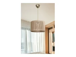 marque Lámpara Suspendida-Lámpara Colgante E27 Natural D30x75cm Plafón Con Difusión Suave Beige