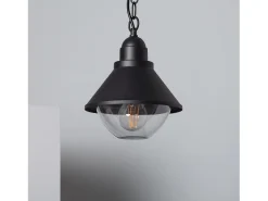 Ledkia Lámpara Suspendida-Lámpara Colgante Exterior Metal Valera Negro Multicolor