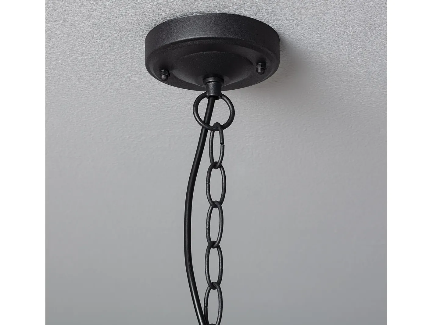 Ledkia Lámpara Suspendida-Lámpara Colgante Exterior Metal Valera Negro Multicolor