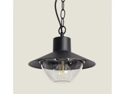 Online Ledkia Lámpara Colgante Exterior Metal Neiva Negro Multicolor