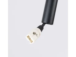 Best Sollux Lighting Lámpara colgante Feltro moderno de fieltro/acero - 1 fuentes luminosas - L.30 x A.126 cm - marino/negro Azul