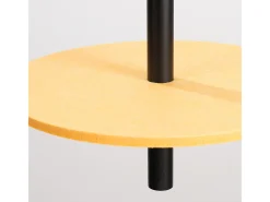 Hot Sollux Lighting Lámpara colgante Feltro moderno de fieltro/acero - 1 fuentes luminosas - L.30 x A.126 cm - /negro Amarillo