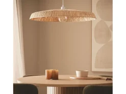 Ledkia Lámpara Colgante Fibras Naturales Yokho Natural Multicolor Best
