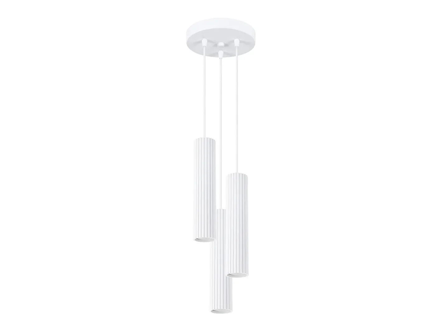 Sollux Lighting Lámpara colgante Gloow minimalista de aluminio - 3 fuentes luminosas 4000K - L.19,5 x A.108 cm - Blanco Clearance