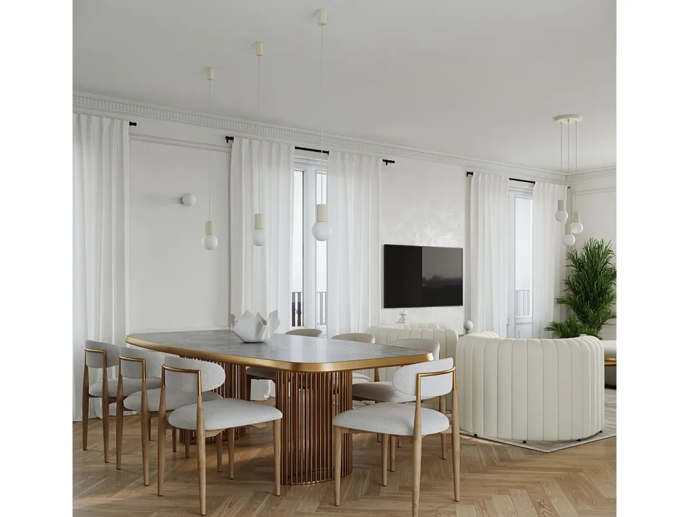 Sollux Lighting Lámpara Colgante Halo Moderno De Aluminio/Vidrio - 1 Fuentes Luminosas - L.12 X A.120 Cm - Beige