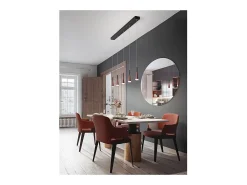 Best Lámpara colgante horizontal CONE, color dorado, rosa y , 5 x 7 W, 3000 K, Perenz Negro