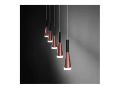 Best Lámpara colgante horizontal CONE, color dorado, rosa y , 5 x 7 W, 3000 K, Perenz Negro