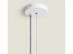 Ledkia Lámpara Colgante Hormigón y Madera Kukojoa Gris Multicolor Outlet