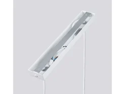 Sollux Lighting Lámpara Colgante Karbon Minimalista De Aluminio - 2 Fuentes Luminosas - L.30 X A.90 Cm - Blanco New
