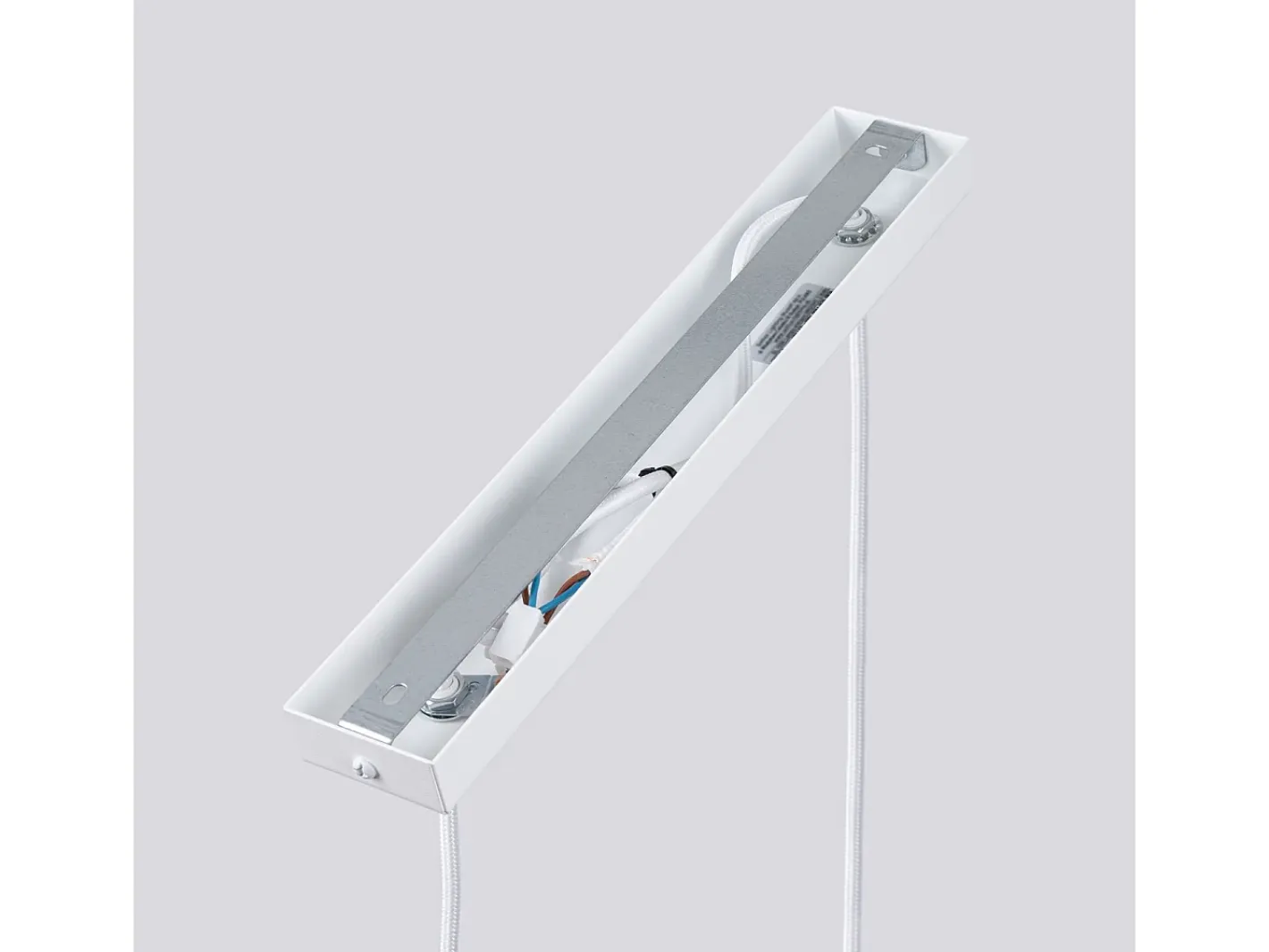 Sollux Lighting Lámpara Colgante Karbon Minimalista De Aluminio - 2 Fuentes Luminosas - L.30 X A.90 Cm - Blanco New