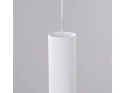 Sollux Lighting Lámpara colgante Lagos moderno de acero - 2 fuentes luminosas - L.15 x A.118 cm - Blanco