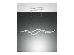 Lámpara colgante LED blanca Sinuo 36W 3666-45-102 Fabas Luce Blanco Discount