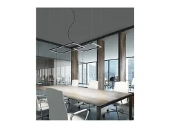 Plafón-Lámpara colgante LED Cross 6593 N CT Perenz Negro