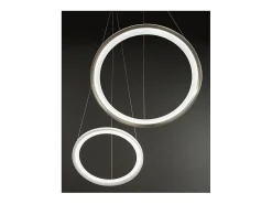 Clearance Lámpara colgante LED EDGE 86W Titanio Perenz Gris