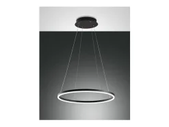 Lámpara colgante LED GIOTTO 36W negra 3508-40-101 Fabas Luce Negro Hot