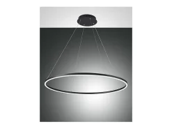 Lámpara colgante LED GIOTTO 60W negra 3508-46-101 Fabas Luce Negro New