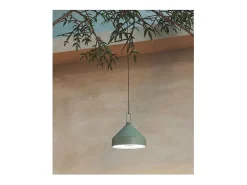 Hot Lámpara colgante LED recargable y regulable Zafferano AMELIE negra Negro