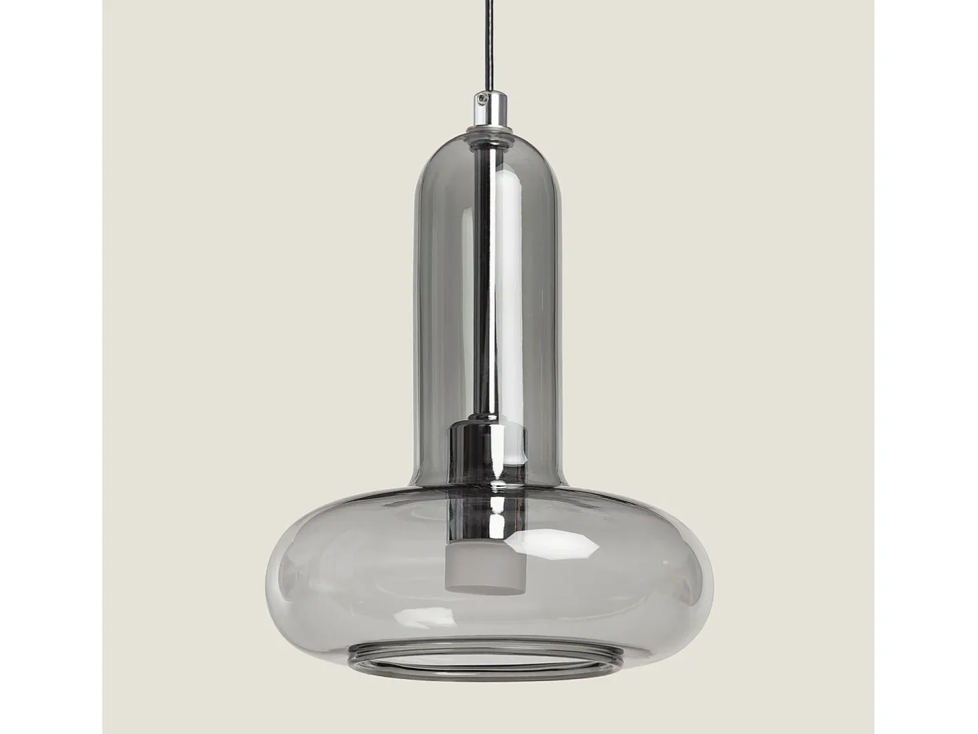 Online Ledkia Lámpara Colgante LED 5W Aluminio Fontans Gris