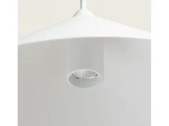 Ledkia Lámpara Colgante LED 8W Metal Elise L Blanco