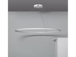 Ledkia Lámpara Colgante LED 28W Metal CCT Seleccionable Big Ivalo Ø 1 Metro Blanco Multicolor Hot