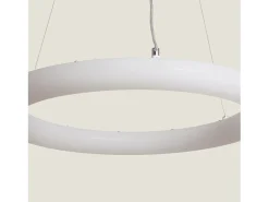 Ledkia Lámpara Colgante LED 48W Metal Ø500 mm Irlava Blanco Online