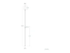 Ledkia Lámpara Suspendida-Lámpara Colgante LED 10W Metal LiteLux Negro Multicolor