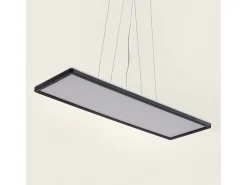 Hot Ledkia Lámpara Colgante LED 24W Rectangular SwitchCCT Seleccionable 580X200 mm Doble Cara 3000K - 4000K - 6000K CCT Negro
