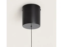 Ledkia Lámpara Suspendida-Lámpara Colgante LED 8W Regulable en Altura Metal Arya Marrón Marru00f3n
