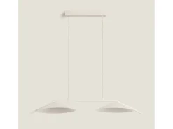 Sale Ledkia Lámpara Colgante LED 10W Regulable en Altura Metal Evian Beige