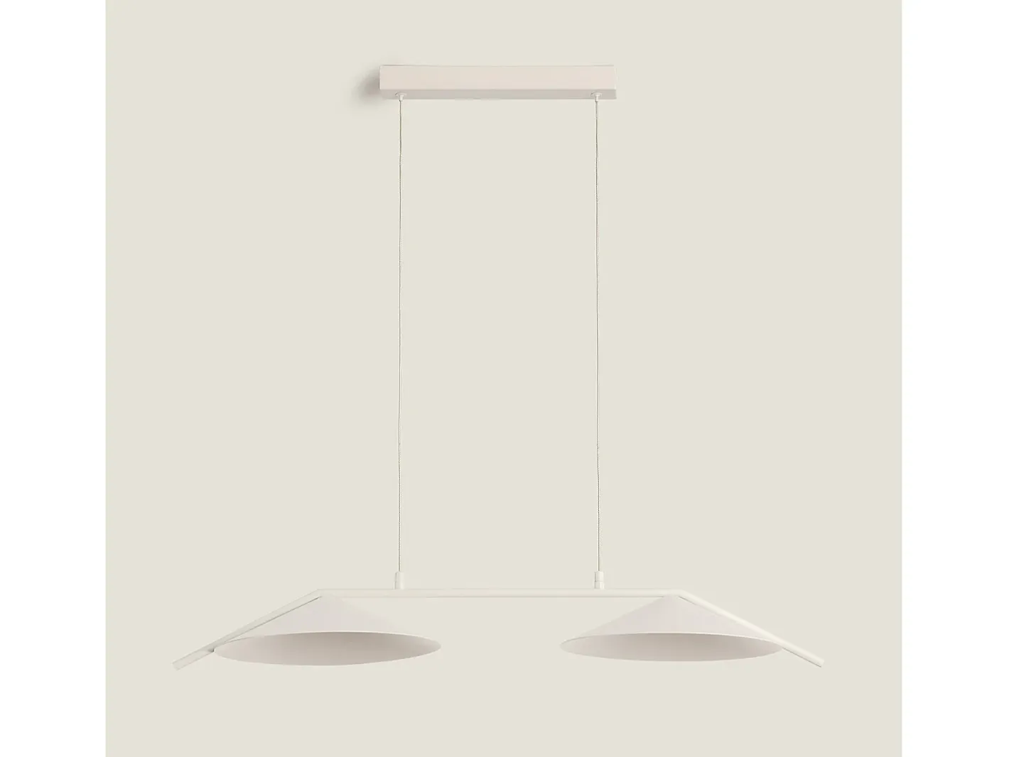 Sale Ledkia Lámpara Colgante LED 10W Regulable en Altura Metal Evian Beige