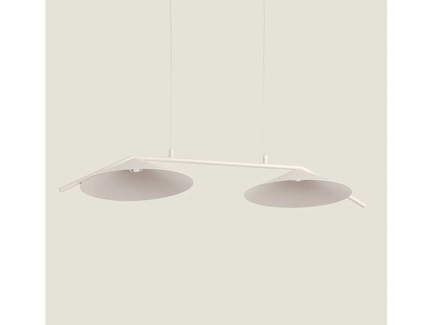 Sale Ledkia Lámpara Colgante LED 10W Regulable en Altura Metal Evian Beige