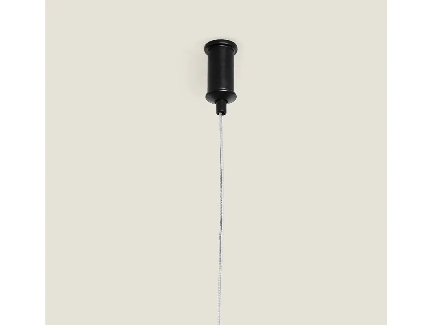 Ledkia Lámpara Suspendida-Lámpara Colgante Lineal Metal Auzoa Negro
