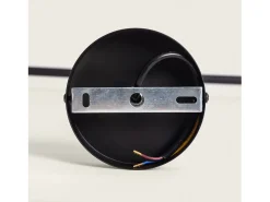 Ledkia Lámpara Suspendida-Lámpara Colgante Lineal Metal Auzoa Negro