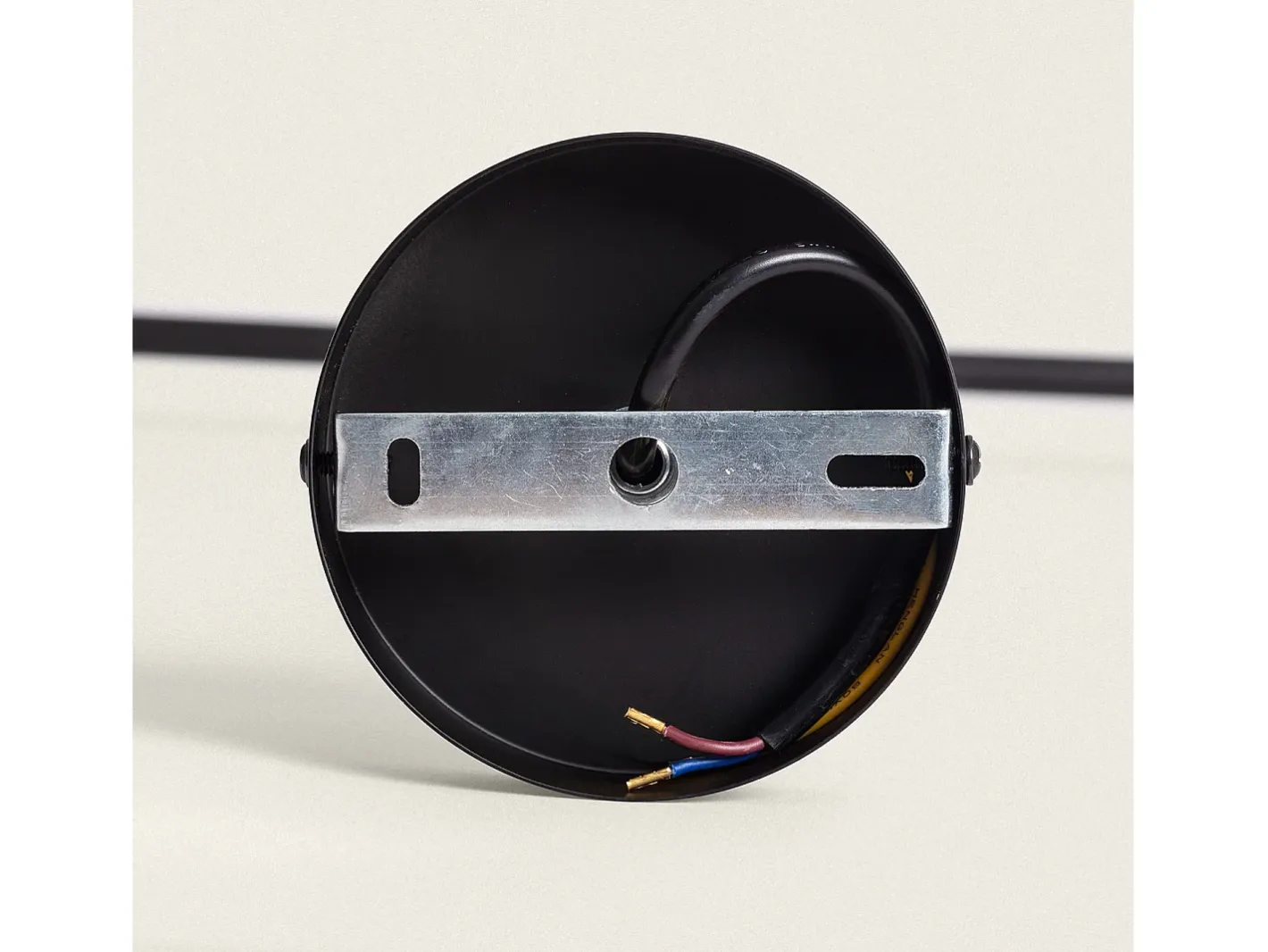 Ledkia Lámpara Suspendida-Lámpara Colgante Lineal Metal Auzoa Negro