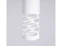 Sollux Lighting Lámpara Colgante Liro Moderno De Acero - 1 Fuentes Luminosas - L.8 X A.125 Cm - Blanco Discount