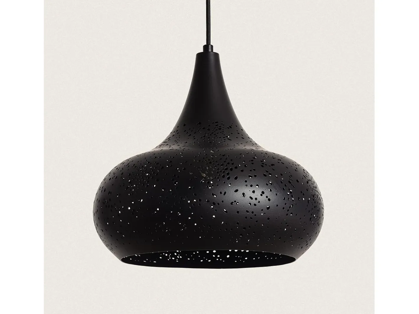 Clearance Ledkia Lámpara Colgante Metal Erea Negro Multicolor