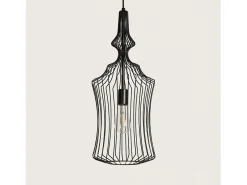 Ledkia Lámpara Suspendida-Lámpara Colgante Metal Kelsie III Negro Multicolor