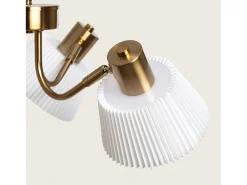 Ledkia Lámpara Suspendida-Lámpara Colgante Metal Magda 3 Focos Blanco