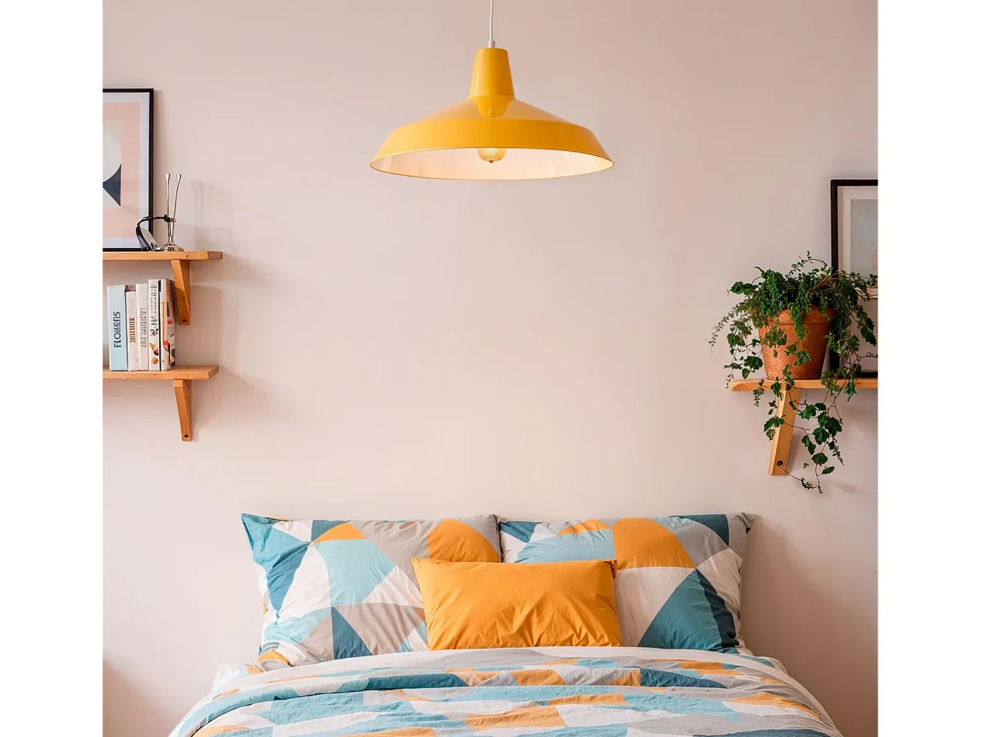 Ledkia Lámpara Colgante Metal Meistter Amarillo Multicolor Clearance