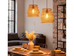 Ledkia Lámpara Colgante Metal Milos S Dorado New