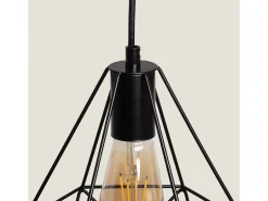 Ledkia Lámpara Colgante Metal Sardo Negro Multicolor Online