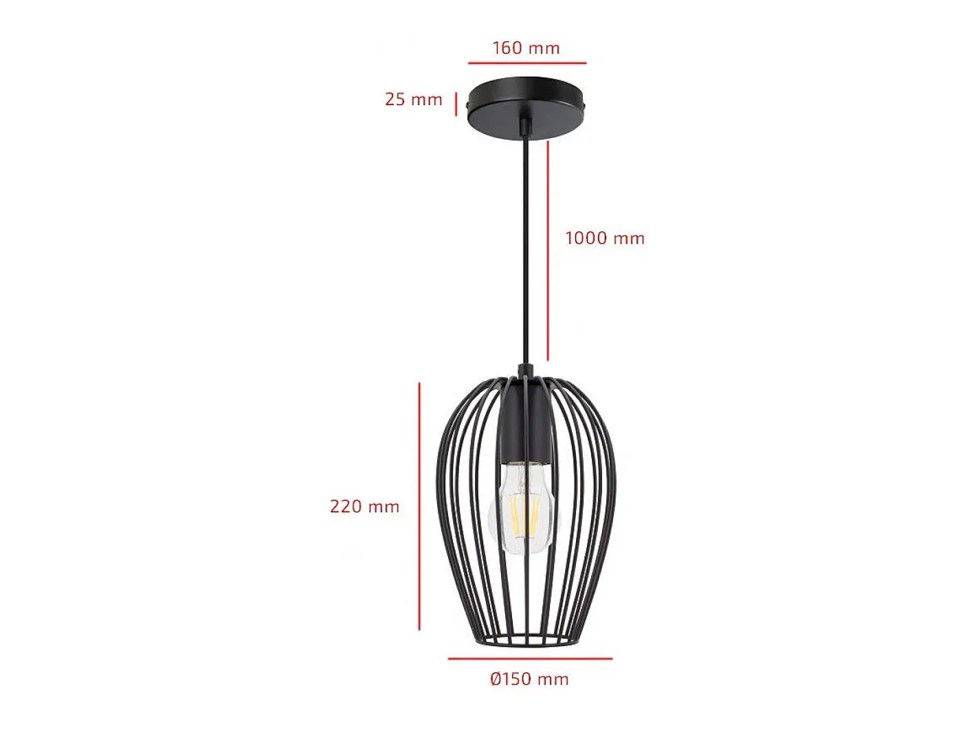 Sale Ledkia Lámpara Colgante Metal Telmi Negro Multicolor