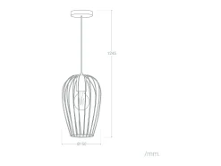 Sale Ledkia Lámpara Colgante Metal Telmi Negro Multicolor