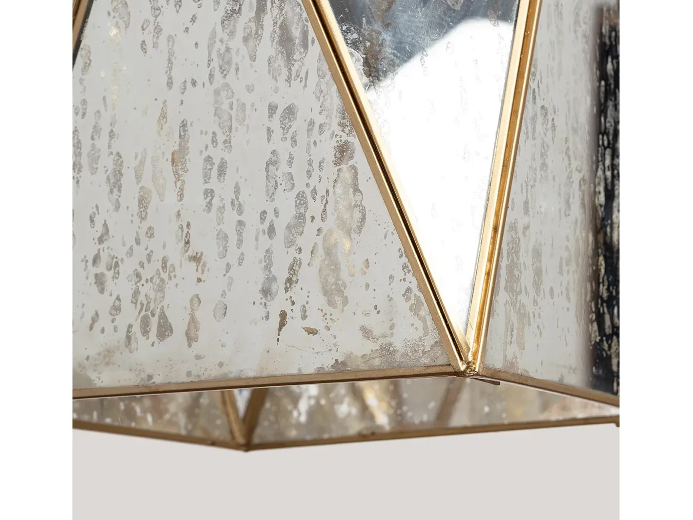 Ledkia Lámpara Suspendida-Lámpara Colgante Metal y Cristal Mattina ILUZZIA Dorado